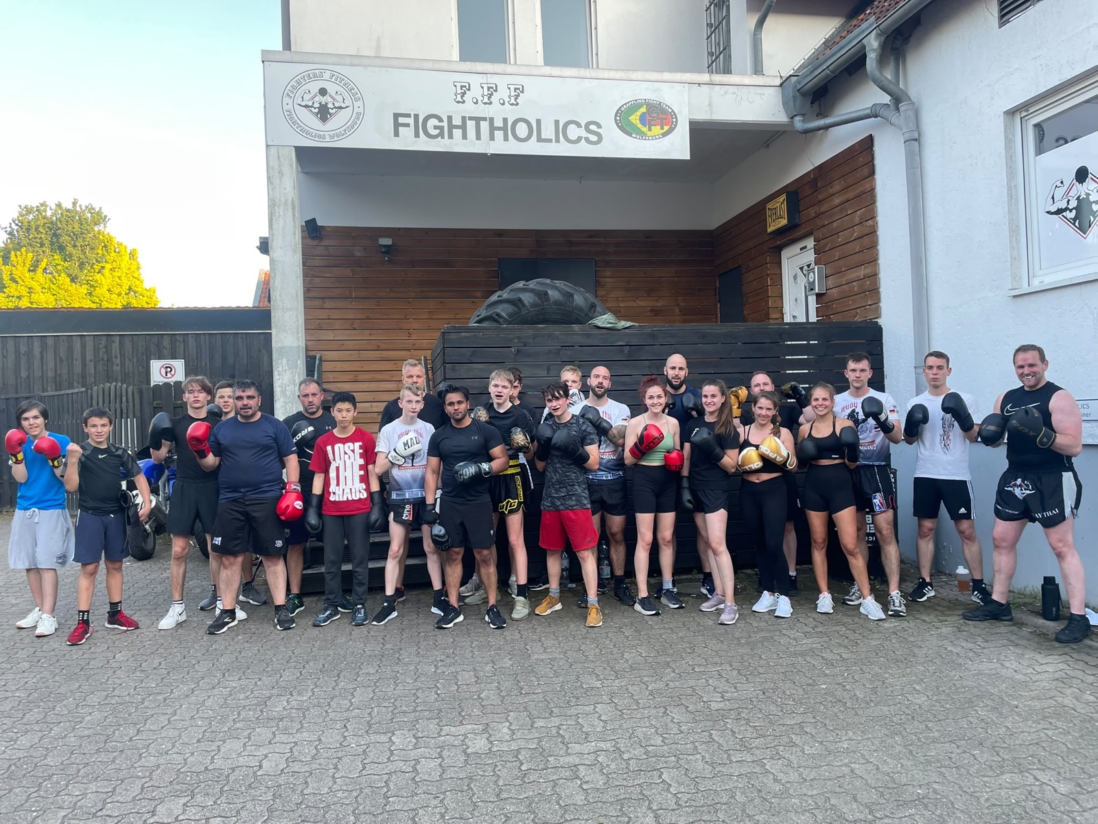 Gemeinsames Sommertraining vor dem Gym
