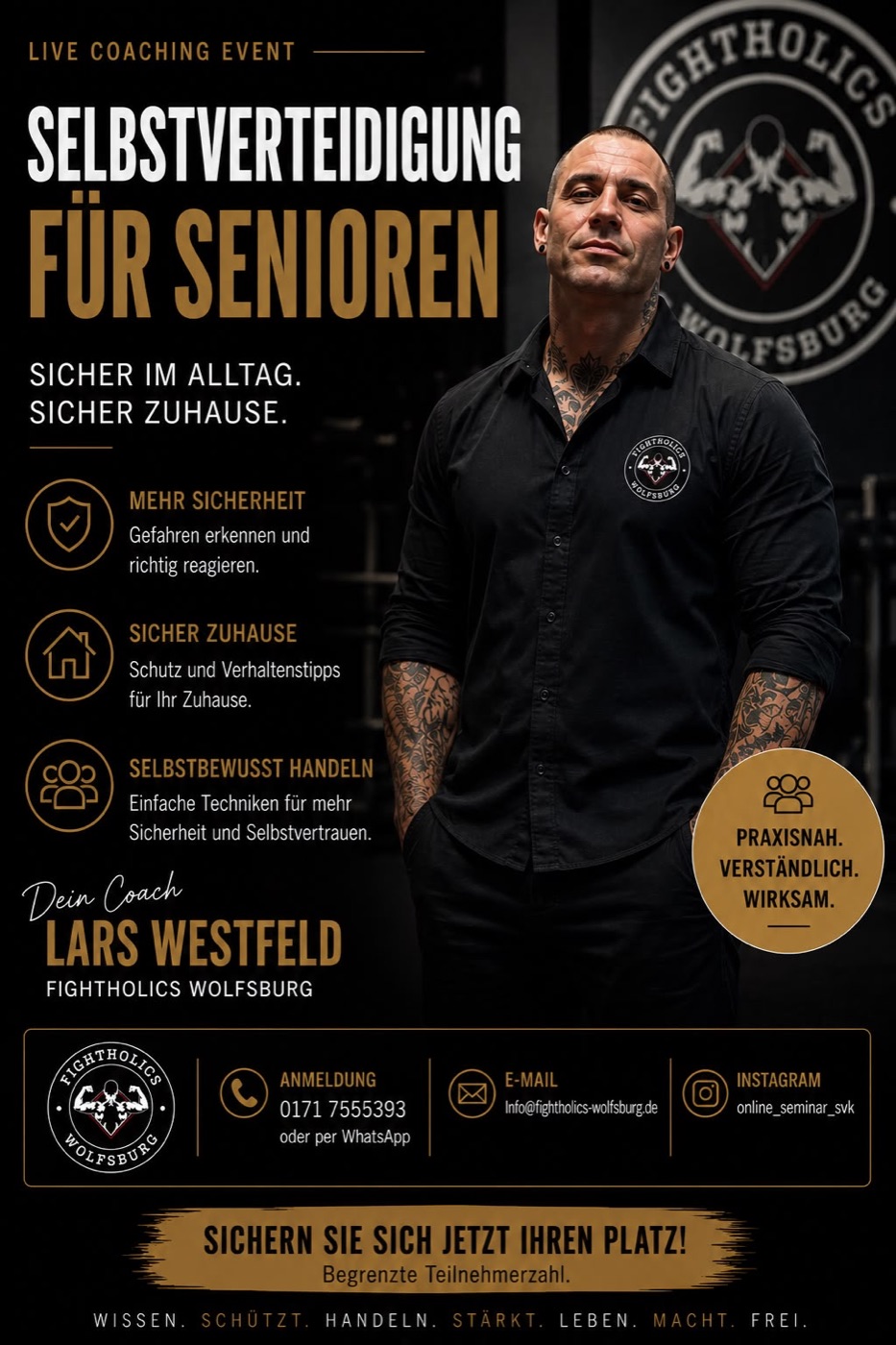 Lars Westfeld: Selbstverteidigung für Senioren, Live-Coaching-Event